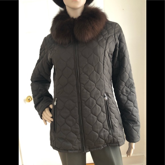 M.Miller Women’s Ski Jacket With Fur Collar Sz XS - Picture 1 of 8